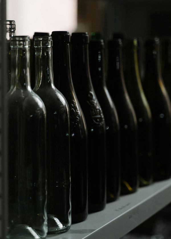 alte weinflaschen