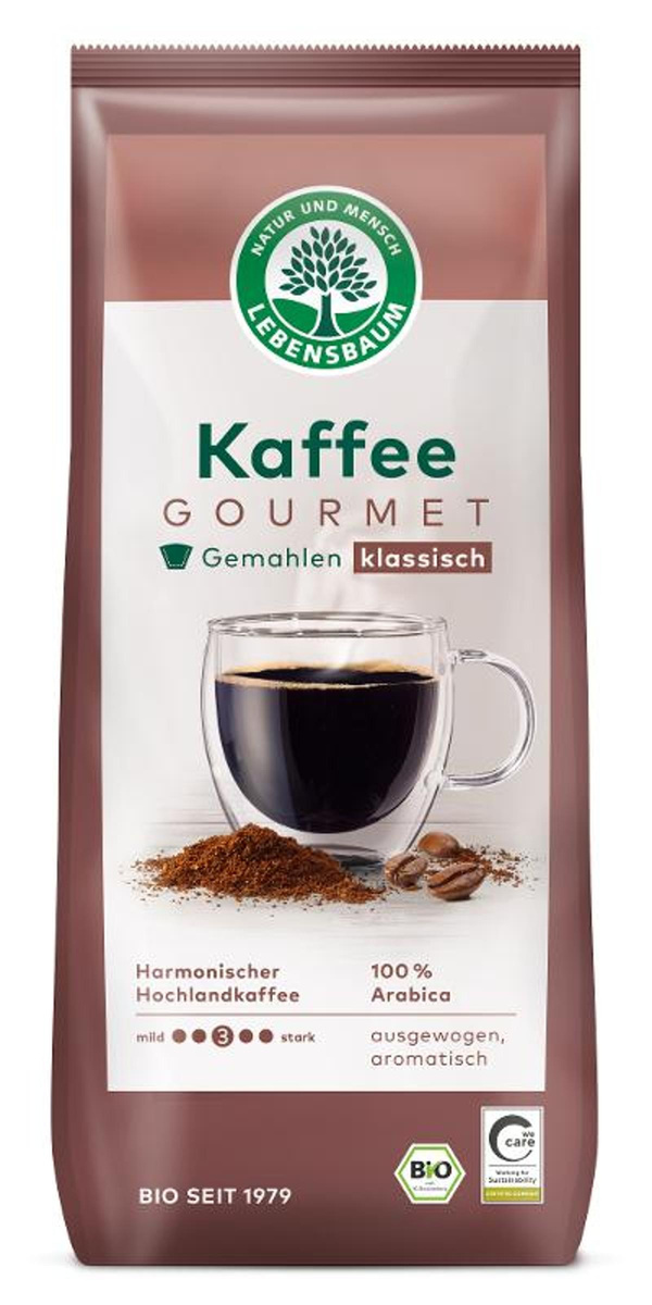 Produktfoto zu Lebensbaum - Gourmet Kaffee, gemahlen - 500g