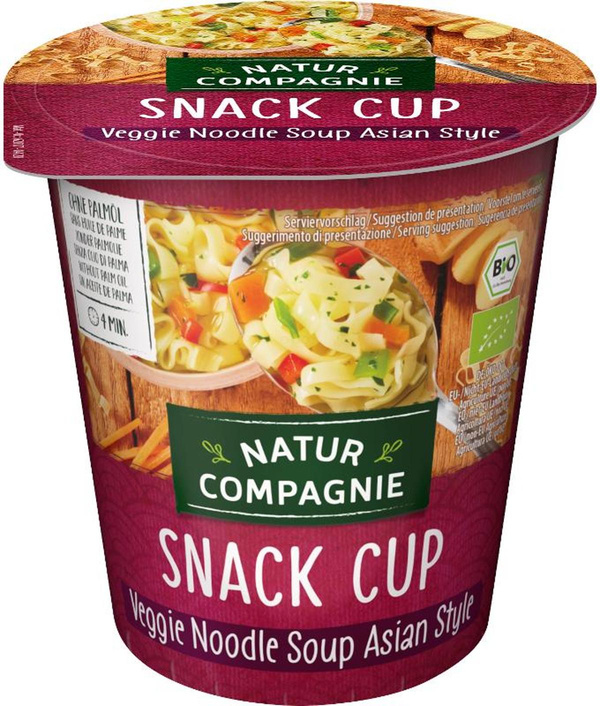 Produktfoto zu Natur Compagnie - Becher Asia Gemüsesuppe mit Nudeln - 255ml