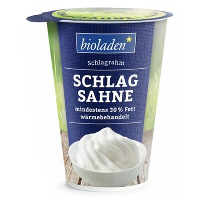 Produktfoto zu bioladen - Schlagsahne - 200g