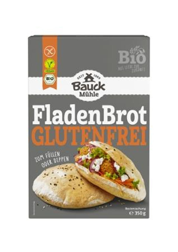 Produktfoto zu Bauck - Backmischung Fladenbrot - 350g