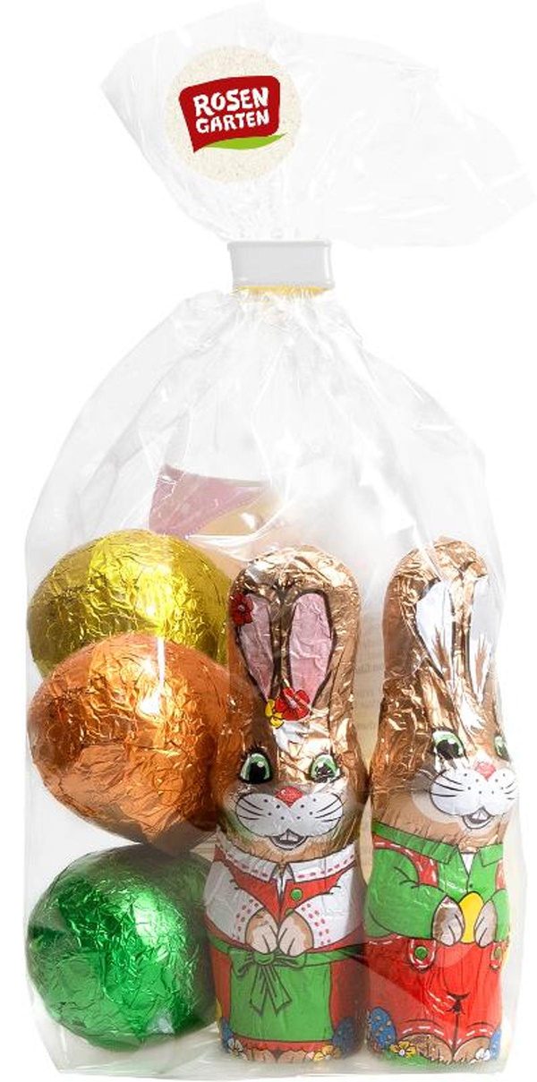 Produktfoto zu Rosengarten - Vollmilch Schoko Osternest - 63g