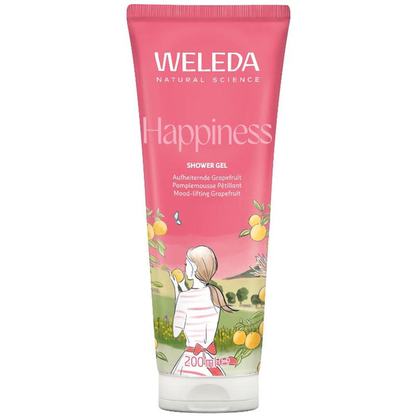 Produktfoto zu Weleda - Happiness Shower Gel Grapefruit - 200ml