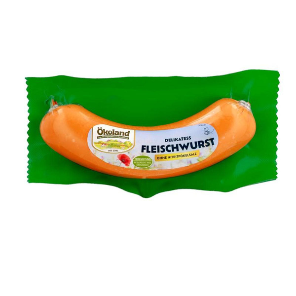Produktfoto zu Ökoland - Delikatess Fleischwurst - 180g