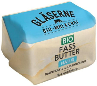 Produktfoto zu Gläserne Molkerei - Fassbutter Sauerrahm - 250 g