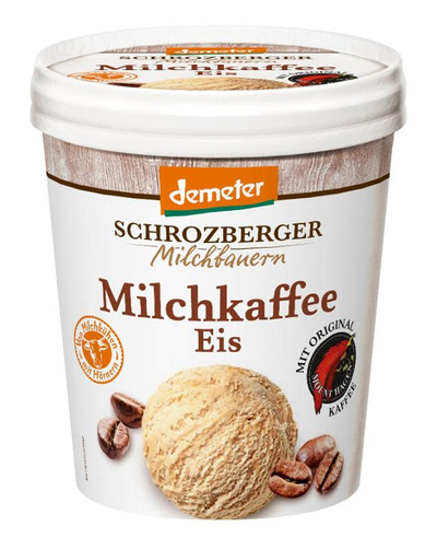 Produktfoto zu Schrozberger - Milchkaffee Eis - 500ml