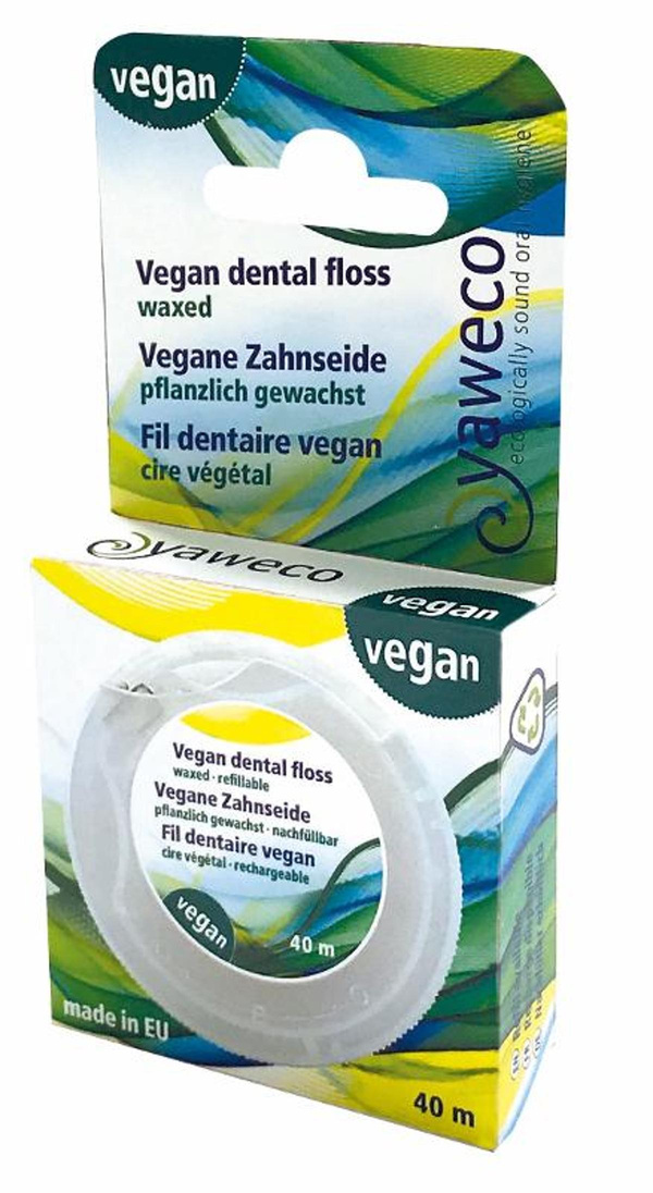 Produktfoto zu Yaweco - Vegane Zahnseide - 40m