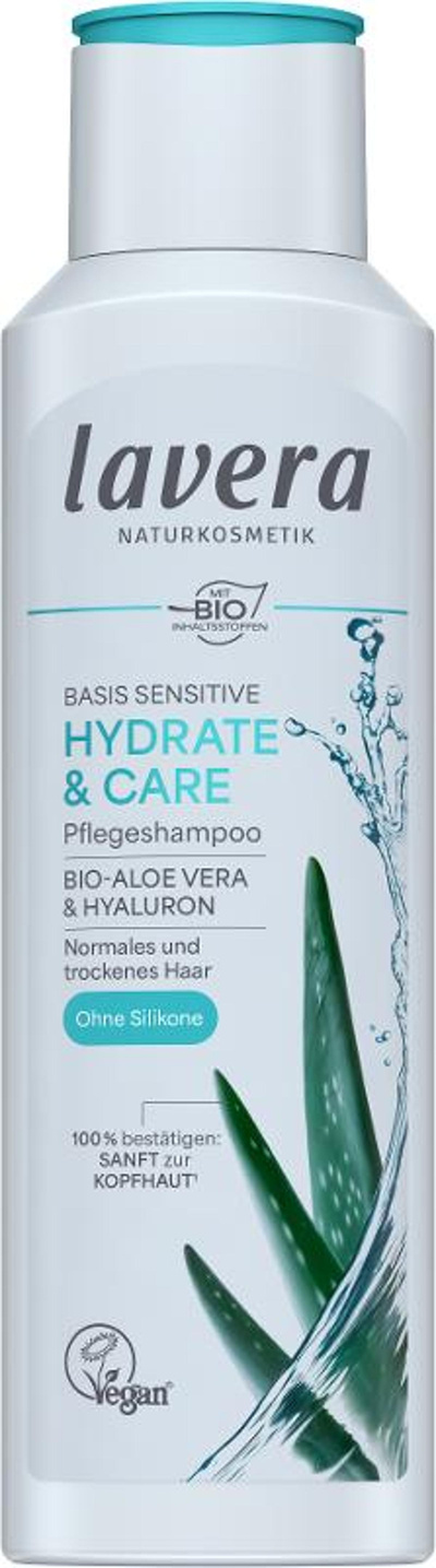 Produktfoto zu Lavera - Shampoo basis sensitiv Feuchtigkeit - 250ml