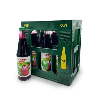 Produktfoto zu Voelkel - Rote Bete Saft, feldfrisch - 6 x 0,7l