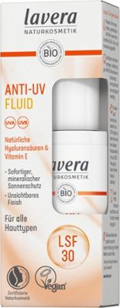 Produktfoto zu Lavera - Anti-UV Fluid LSF 30 - 30ml