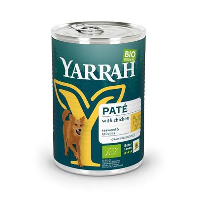 Produktfoto zu Yarrah - Hundefutter - Pastete Huhn getreidefrei - 400g