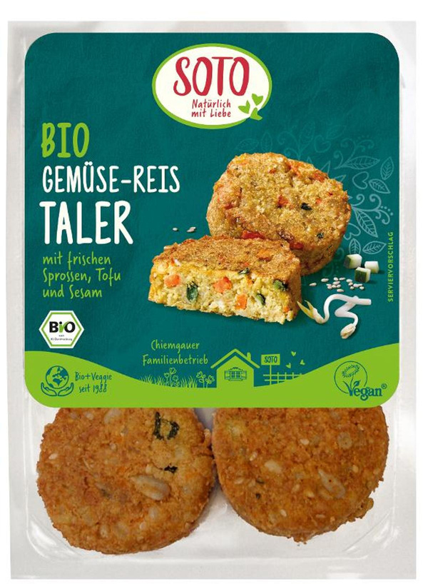 Produktfoto zu SOTO - Gemüse-Reis-Taler - 250g