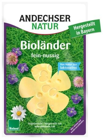 Produktfoto zu Andechser - Bioländer in Scheiben - 150g