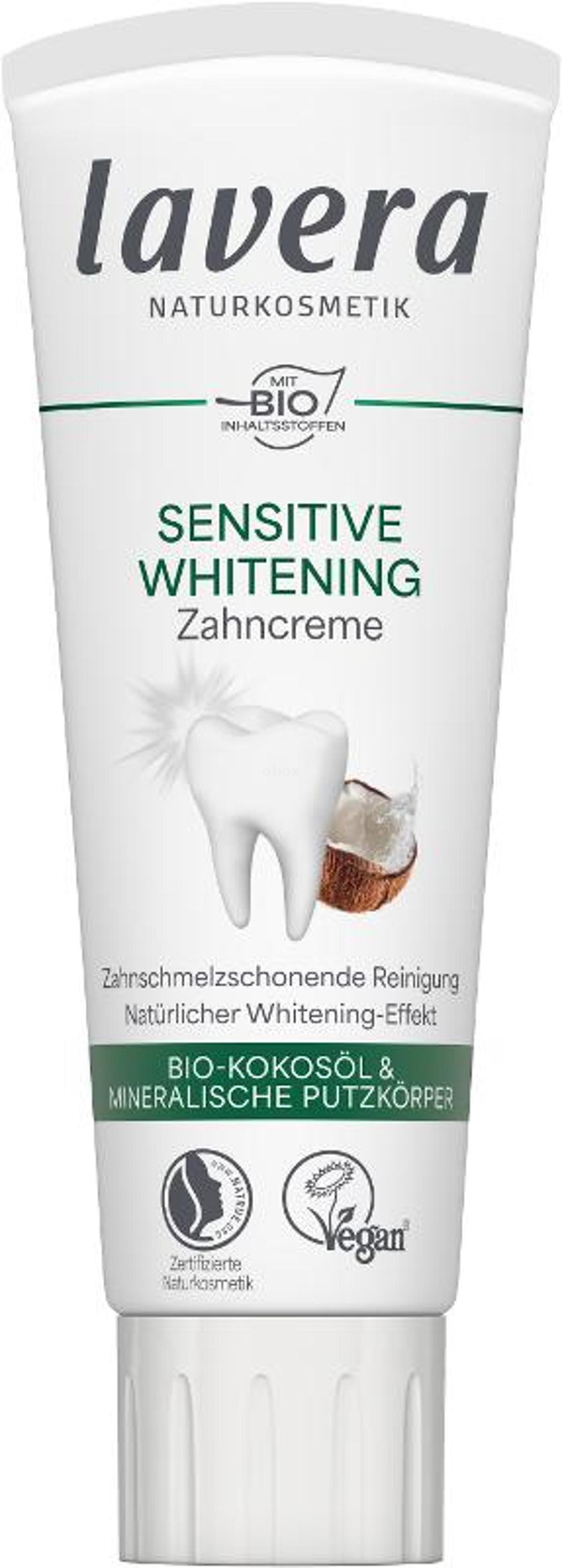 Produktfoto zu Lavera - Zahncreme Sensitive Whitening - 75 ml