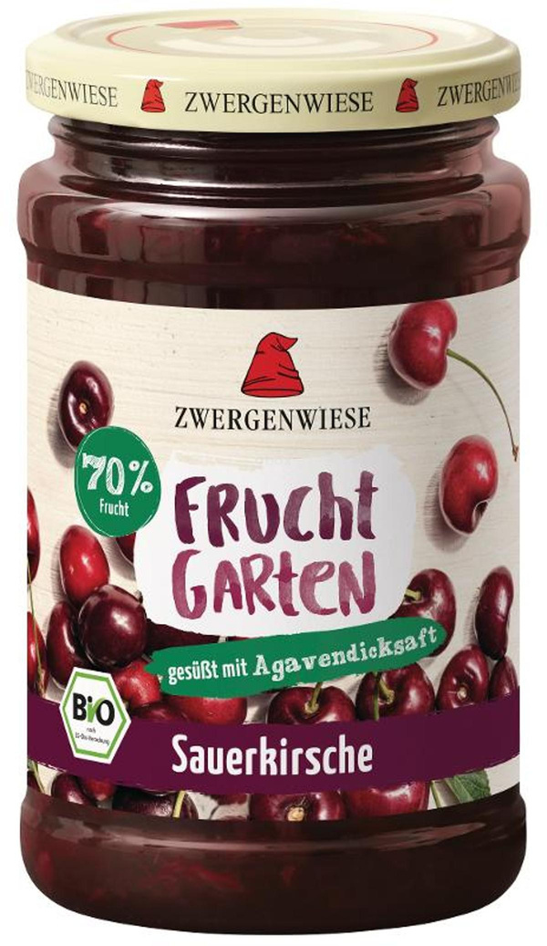 Produktfoto zu Zwergenwiese - Sauerkirsche Fruchtgarten - 225g
