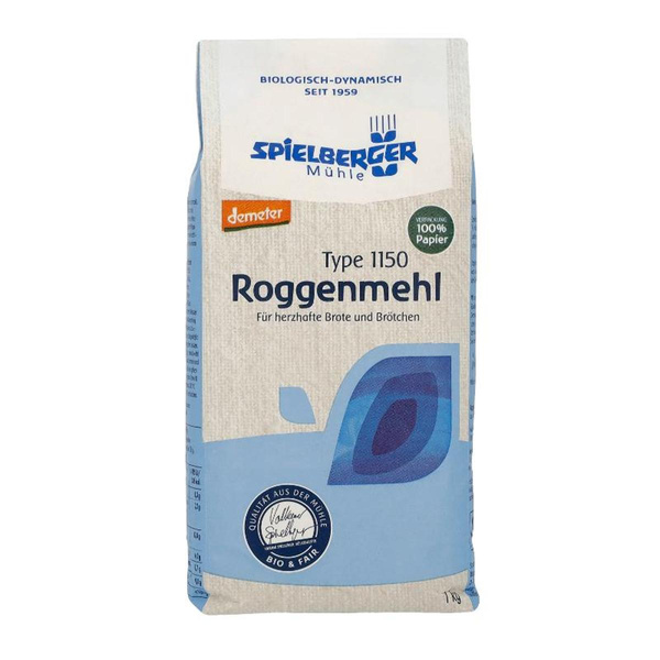 Produktfoto zu Spielberger - Roggenmehl 1150 - 1kg