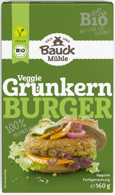 Produktfoto zu Bauck Mühle - Grünkern Burger - 160g