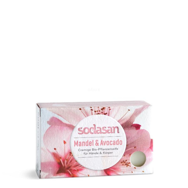 Produktfoto zu Sodasan - Stückseife Mandel & Avocado - 100g