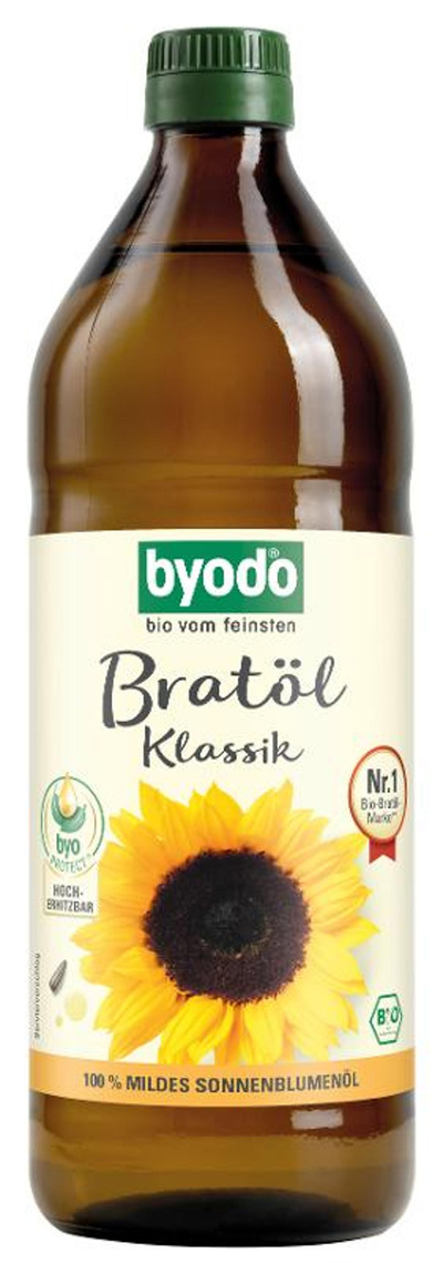 Produktfoto zu byodo - Bratöl Sonnenblume - 0,75l