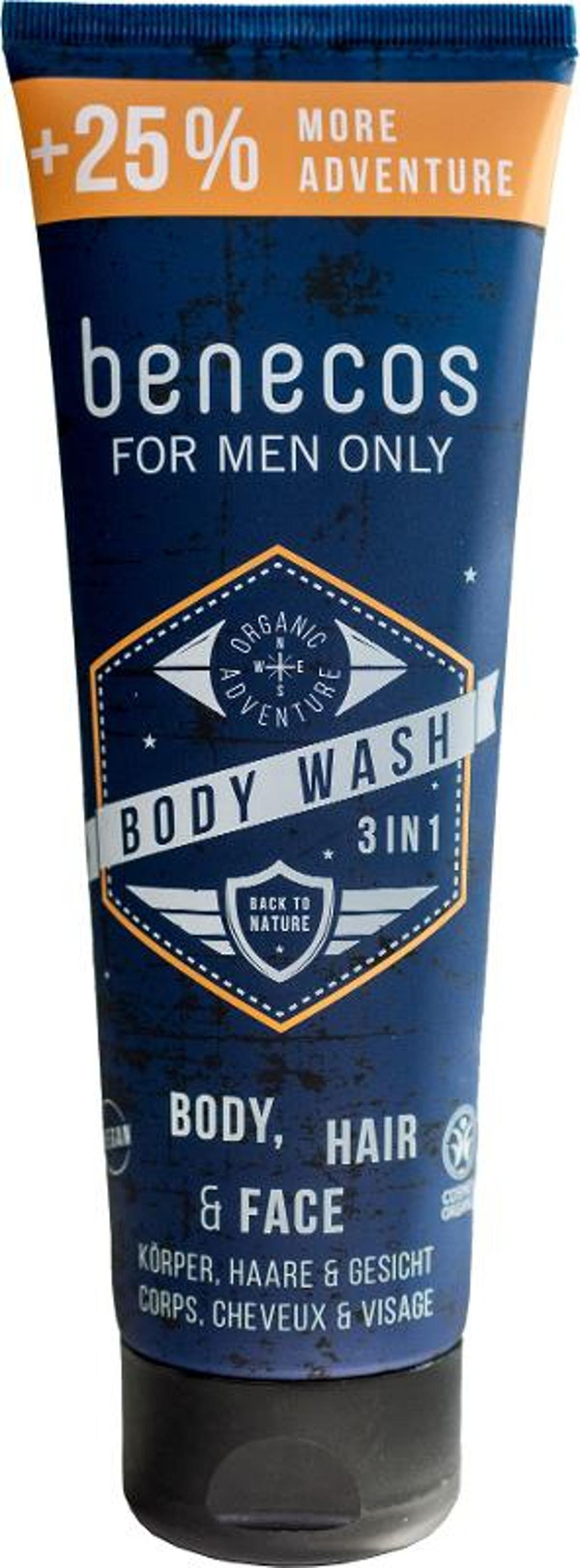 Produktfoto zu Benecos - BEN Men Body Wash 3 in 1