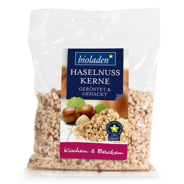 Produktfoto zu bioladen - Haselnuss, geröstet & gehackt - 100g