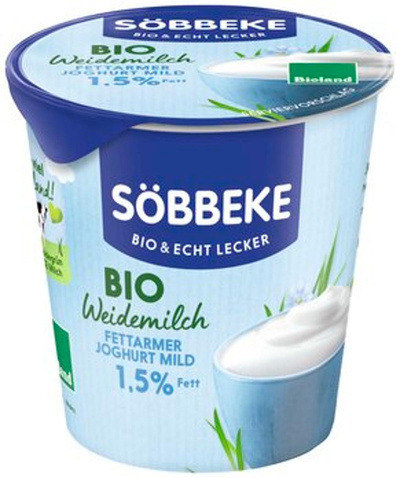 Produktfoto zu Söbbeke - Joghurt Natur, 1,5% - 10 x 150g