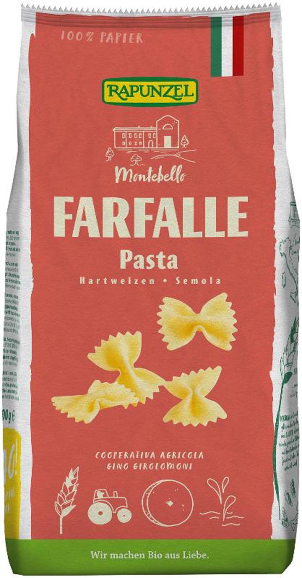 Produktfoto zu Rapunzel - Farfalle - 500g