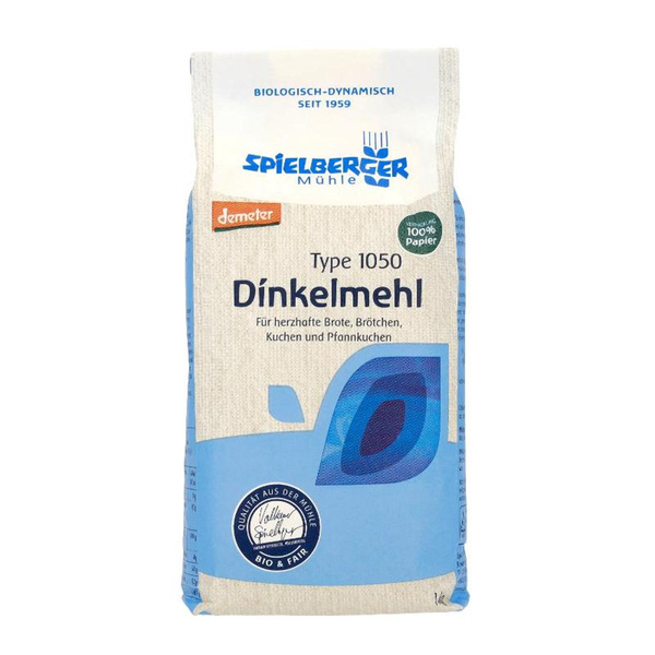 Produktfoto zu Spielberger - Dinkelmehl 1050 - 1kg