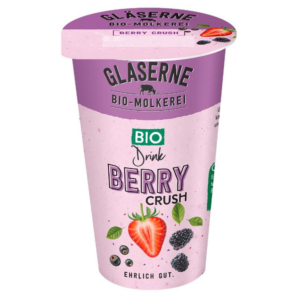 Produktfoto zu Gläserne Molkerei - Buttermilchdrink Berry Crush - 230g