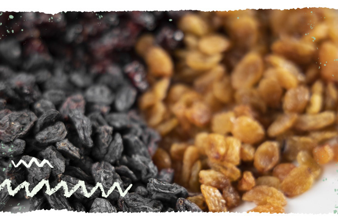 Rosinen, Sultaninen, Korinthen