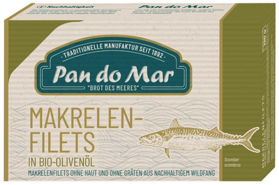 Produktfoto zu Pan do Mar - Makrelenfilet in Olivenöl - 120g