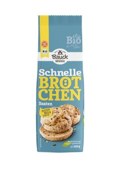 Produktfoto zu Bauck - Schnelle Brötchen Saaten - 500g