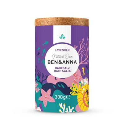 Produktfoto zu BEN&ANNA Badesalz Lavender - 300g