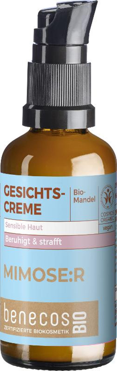 Produktfoto zu Benecos - Gesichtscreme Mandel MIMOSE:R - 50 ml
