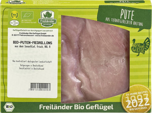 Produktfoto zu Putenmedaillons aus dem Innenfilet, ca. 300g