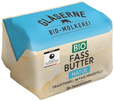 Produktfoto zu Gläserne Molkerei - Fassbutter Sauerrahm - 250 g