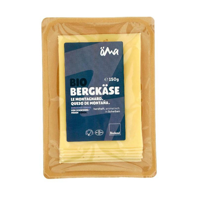 Produktfoto zu Bio vom Berg - Tiroler Bergkäse Scheiben - 120g