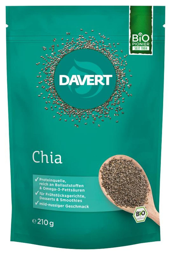 Produktfoto zu Davert - Chia - 210g
