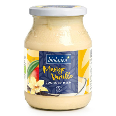 Produktfoto zu bioladen - Joghurt Mango Vanille, 3,8% - 500g