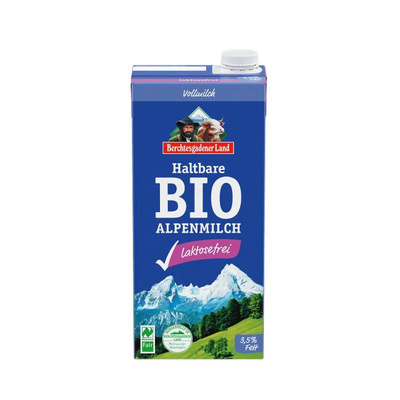Produktfoto zu Berchtesgadener Land - Laktosefreie H-Milch, 3,5% - 1l