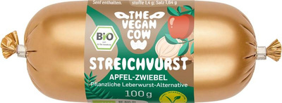 Produktfoto zu The vegan cow - Streichvurst Apfel-Zwiebel, vegan - 100g