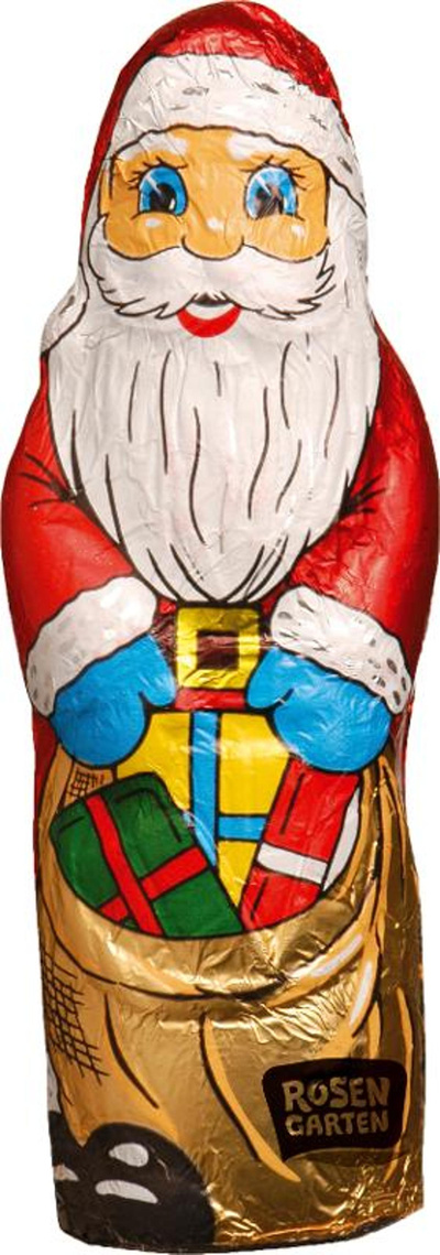Produktfoto zu Rosengarten - Vollmilch Schoko Weihnachtsmann- 50g