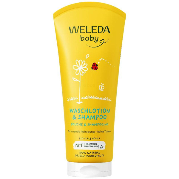 Produktfoto zu Weleda - Calendula Waschlotion Shampoo - 200ml