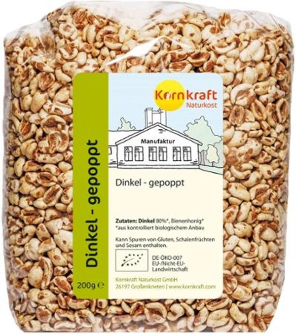 Produktfoto zu Kornkraft - Dinkel gepoppt - 200g
