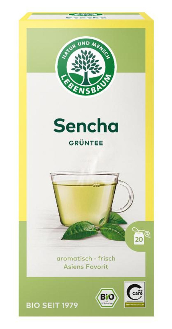 Produktfoto zu Lebensbaum - Grüntee Sencha - 20 x 1,5g