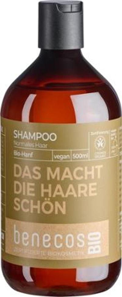 Produktfoto zu Benecos - Shampoo Normales Haar Hanf - 500 ml