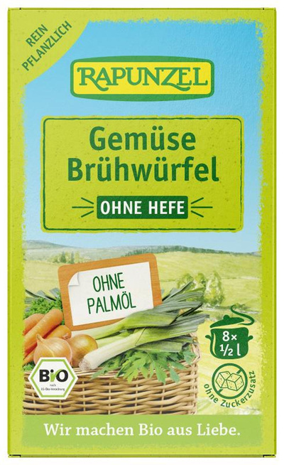 Produktfoto zu Rapunzel - Gemüse-Brühwürfel