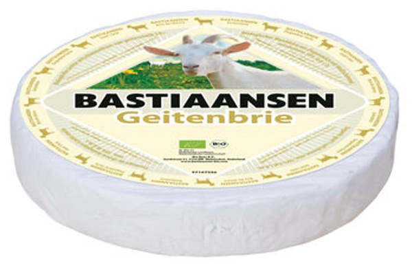 Produktfoto zu Bastiaansen-  Ziegen Brie Torte, 48 % Fett i. Tr.