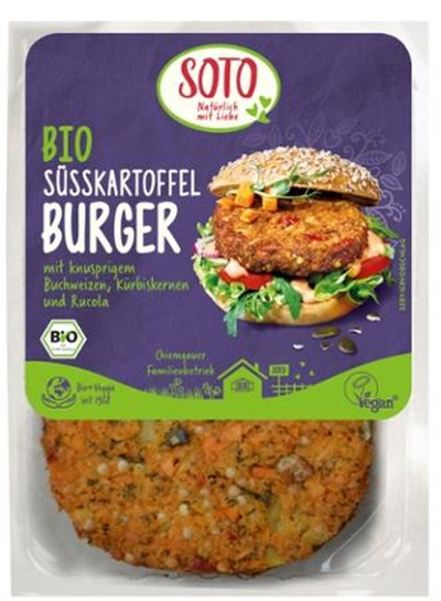 Produktfoto zu SOTO - Süßkartoffel-Burger - 160g