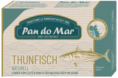 Produktfoto zu Pan do Mar - Thunfisch naturell - 120g